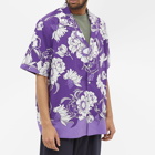 Valentino Men's Floral Print Vacation Shirt in St. Margerite Foulard