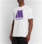 Carhartt WIP - Motown Records Logo-Print Cotton-Jersey T-Shirt - White