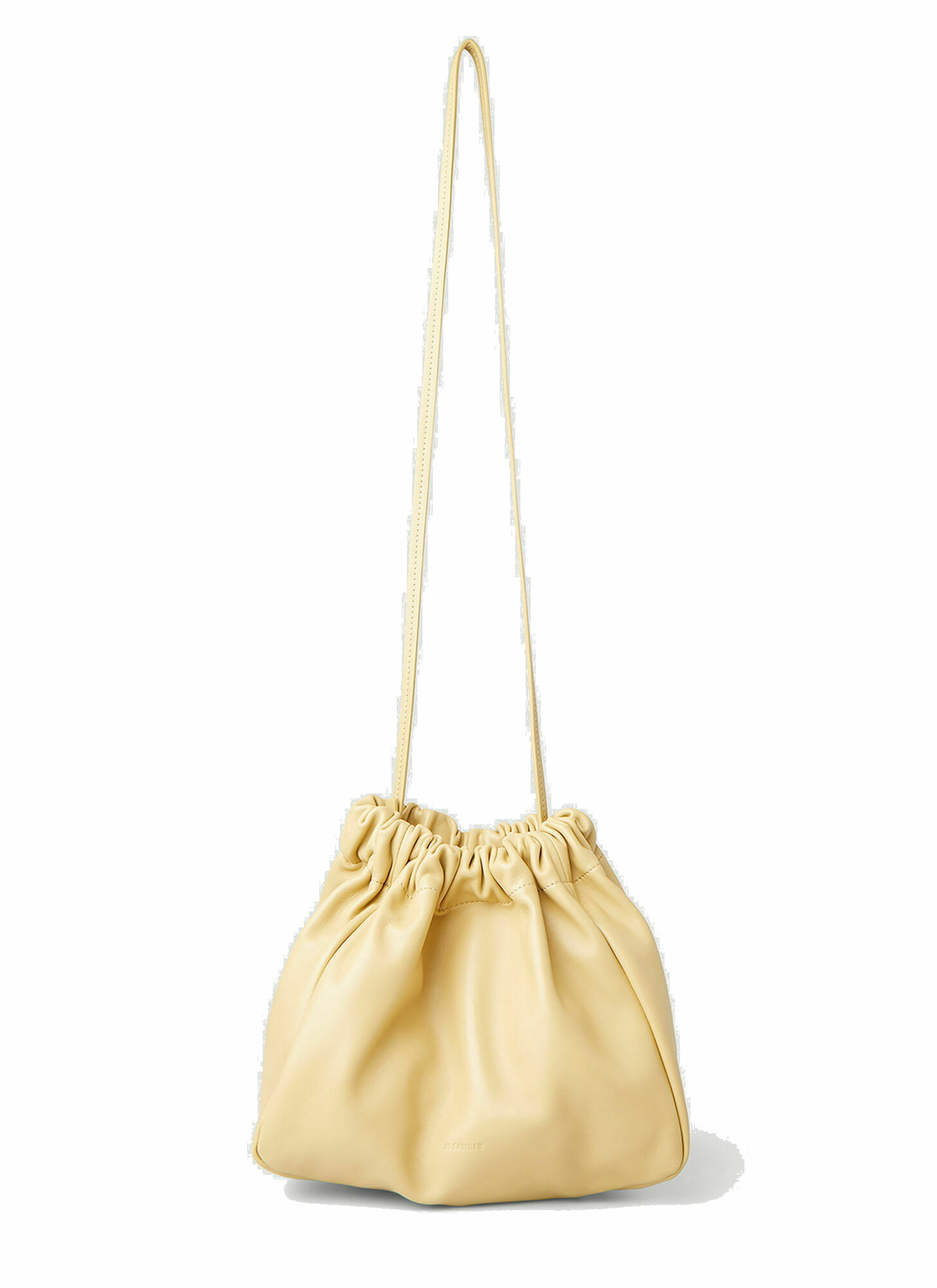 Scrunch Shoulder Bag in Yellow Jil Sander