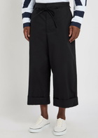 Jacquemus Le Pantalon Marin Cropped Wide-leg Trousers Black