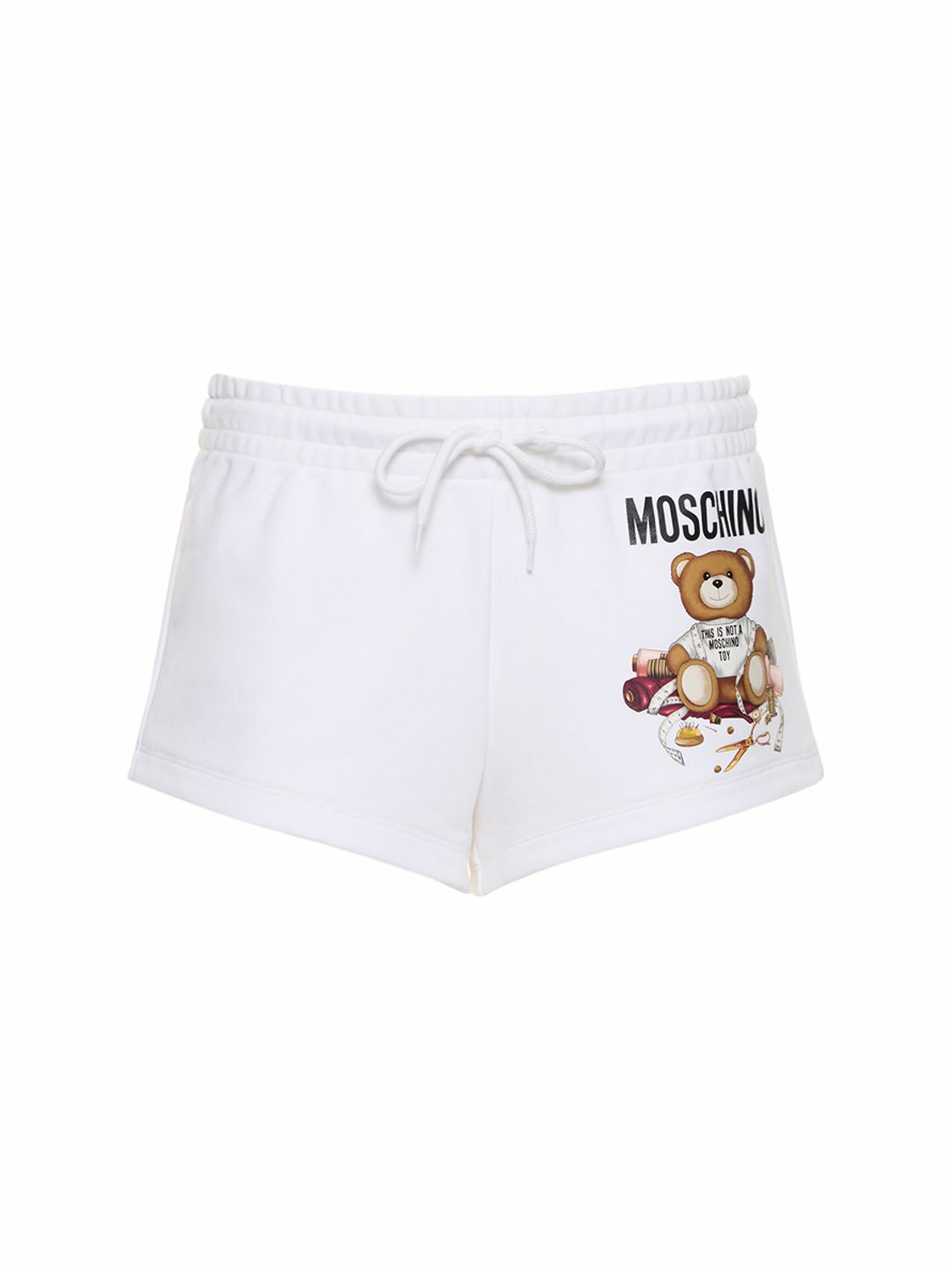 Moschino Couture White Cotton Shorts