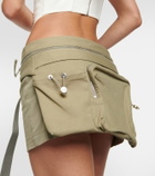Dion Lee Cotton-blend belt bag miniskirt