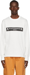 mastermind WORLD White Boxed Logo Long Sleeve T-Shirt