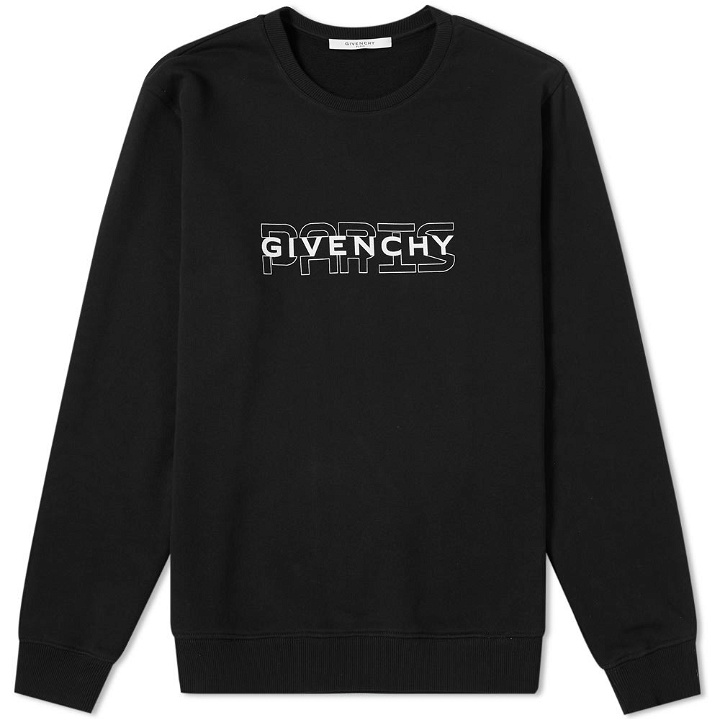 Photo: Givenchy Paris Logo Crew Sweat