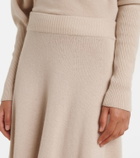 Agnona Cashmere midi skirt
