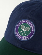 Polo Ralph Lauren - Wimbledon Appliquéd Colour-Block Cotton-Twill Baseball Cap