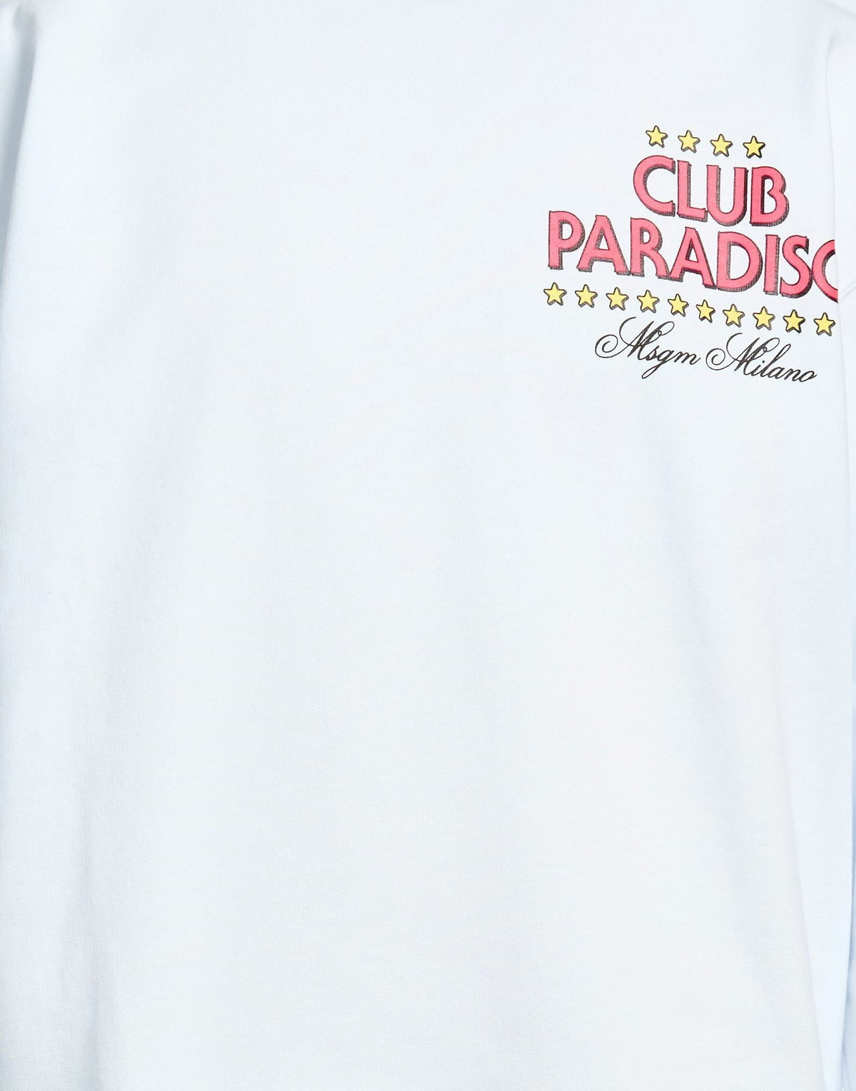 Msgm Mens Sweatshirt in White