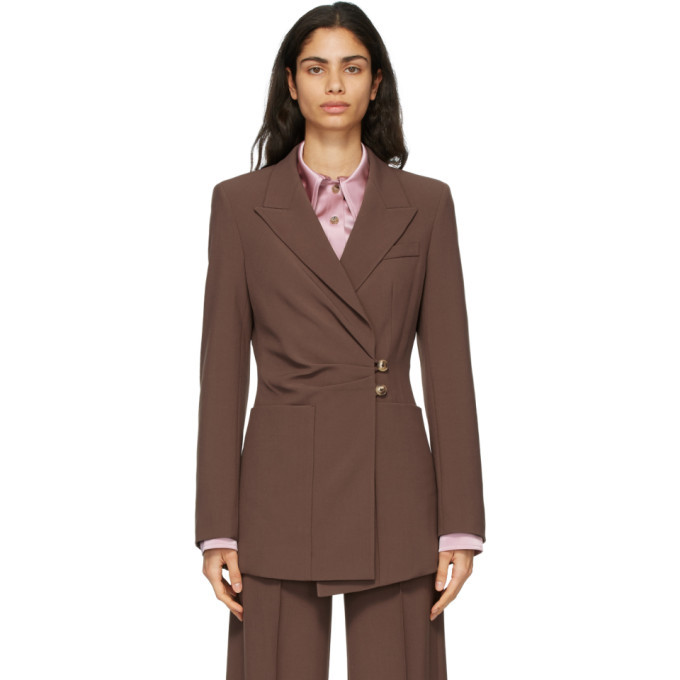 Nanushka Brown Leda Blazer Nanushka