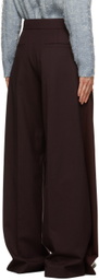 GAUCHERE Burgundy Tekin Trousers