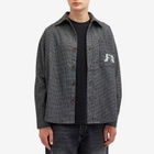 Fucking Awesome Men's Wool Flannel Shirt in Shadow