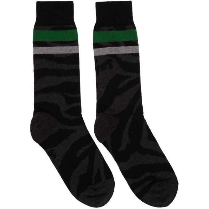 Photo: Sacai Black Zebra Socks