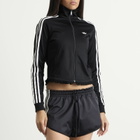 Adidas Women's Pleated Firebird Track Top in Black