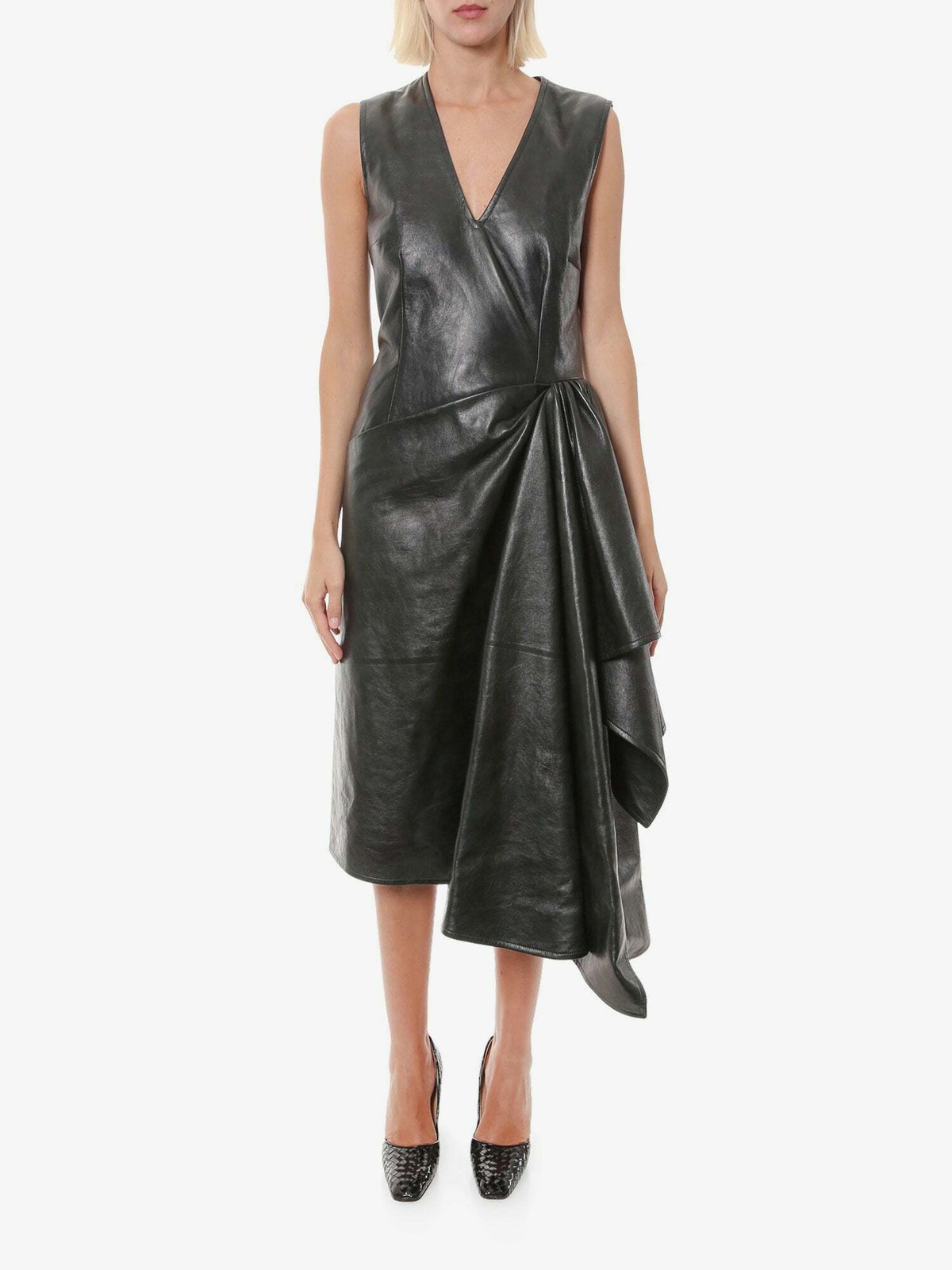 Bottega Veneta Dress Green Womens Bottega Veneta