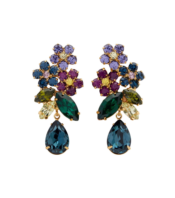 Photo: Jennifer Behr Bouquet embellished drop earrings