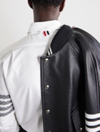 Thom Browne - Logo-Appliquéd 4-Bar Embroidered Cotton-Oxford Shirt - White