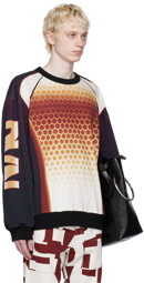 Dries Van Noten Orange Oversized Sweatshirt