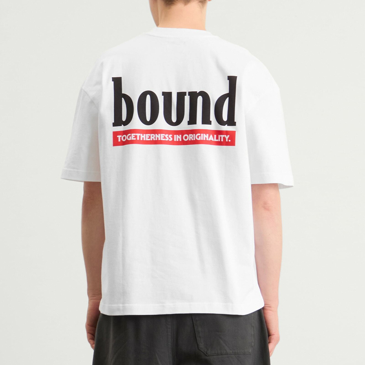 Bound Men's Red Label T-Shirt in White