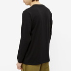 Edwin Men's Long Sleeve Japanese Sun T-Shirt in Black