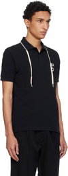 Craig Green Black Fred Perry Edition Drawcord Collar Polo