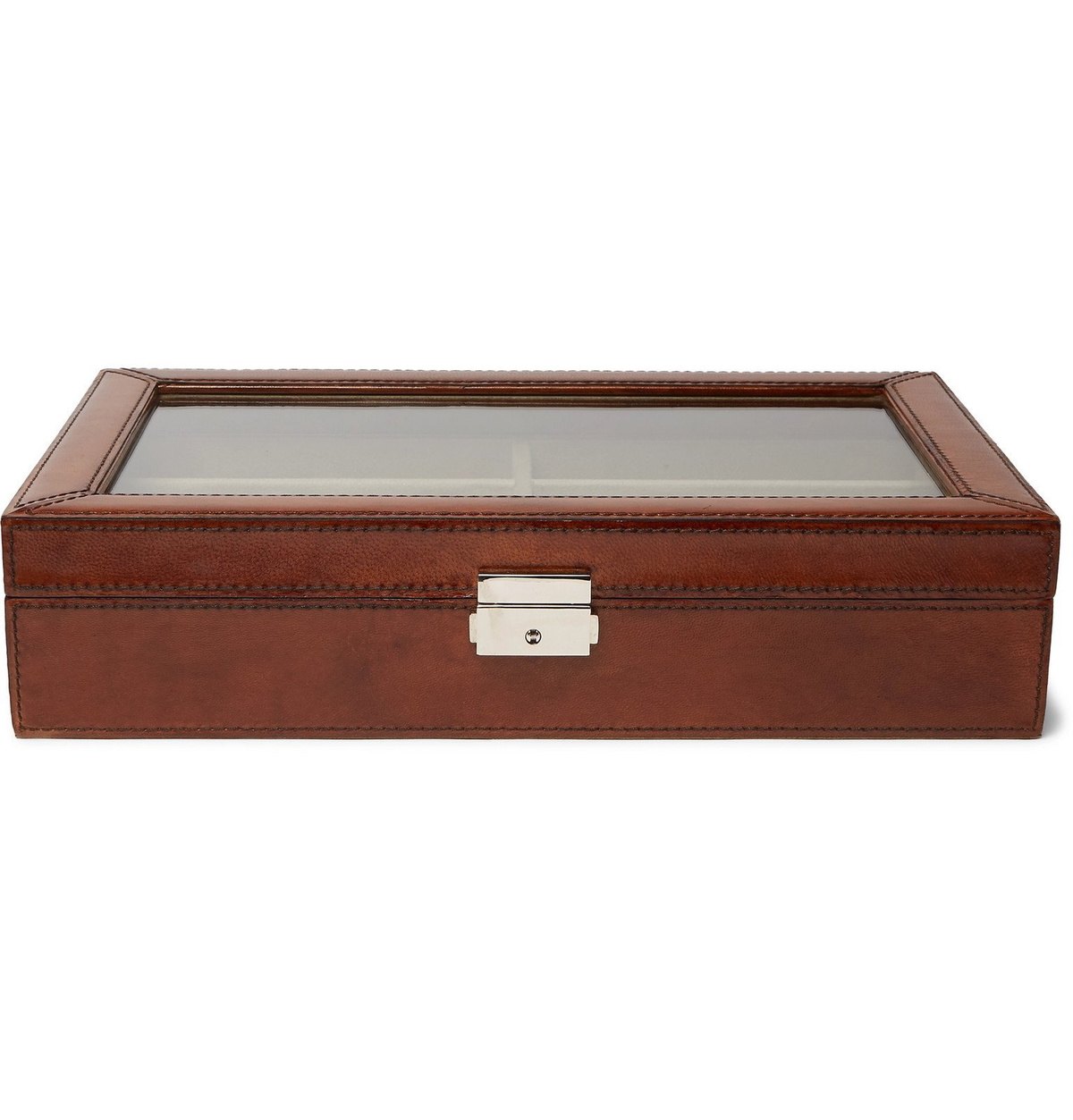 Ben Soleimani - Leather Sunglasses Case - Brown