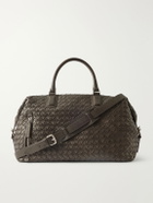 Officine Creative - Armor/019 Woven Leather Weekend Bag
