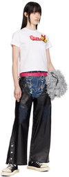 doublet Pink 'Ita' Leather Belt