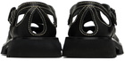 Hereu Black Floreta Sport Sandals