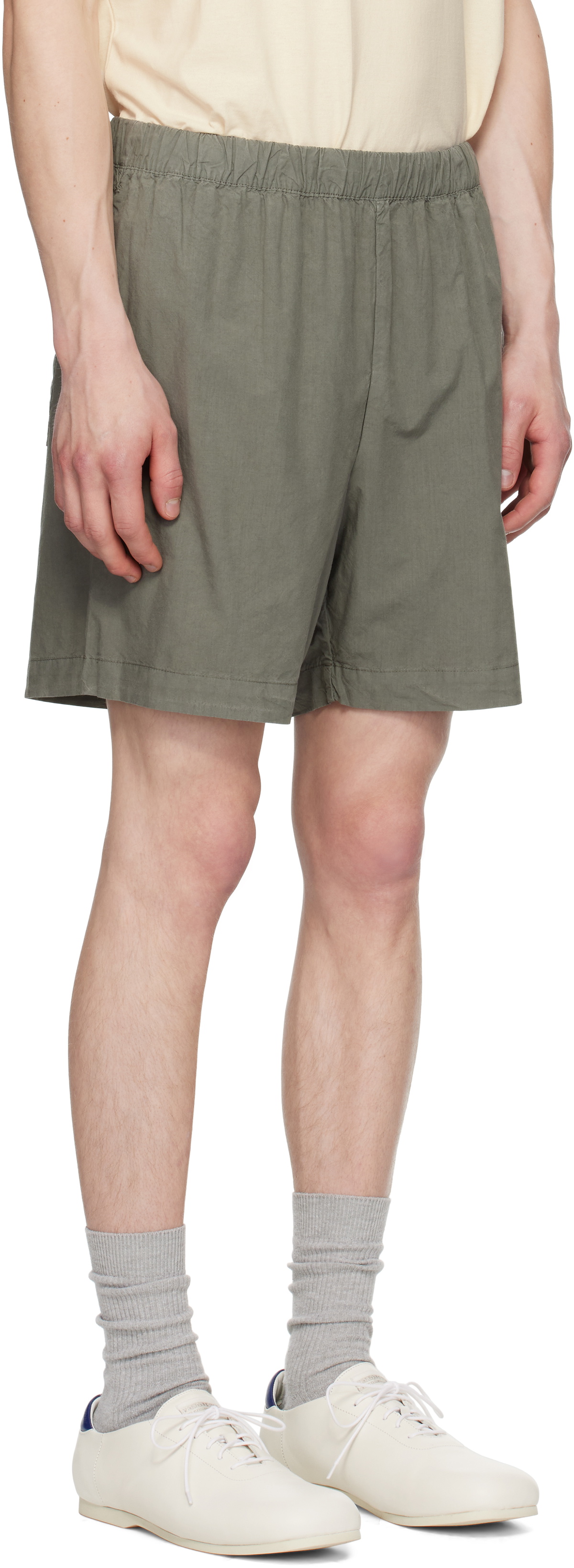 NORSE PROJECTS Gray Per Cotton Tencel Shorts