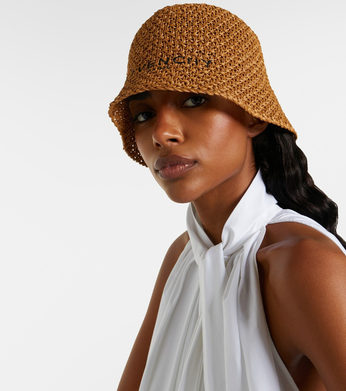 Givenchy Logo woven cotton-blend bucket hat