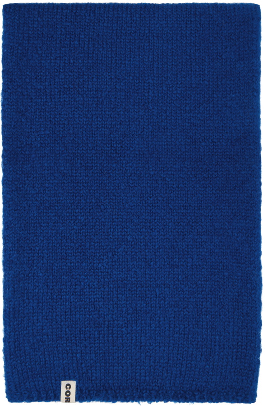 Photo: Cordera Blue Rectangular Scarf