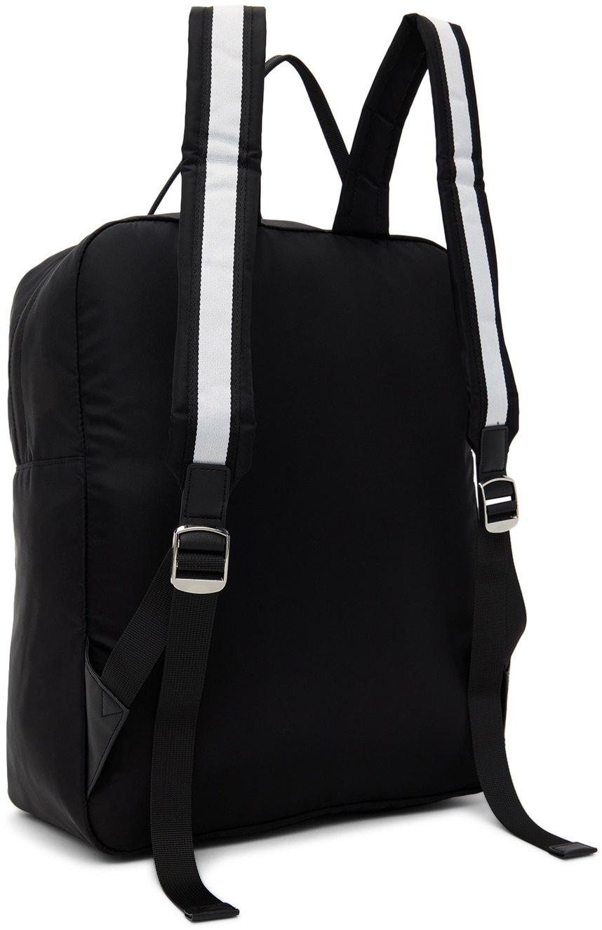 Marni Kids Black Logo Backpack Marni