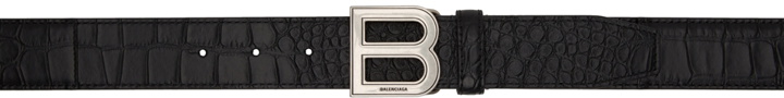 Photo: Balenciaga Black Large Hourglass Belt