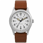 Timex Men's Expedition Field Post Mechanical Watch in Brown/Chrome