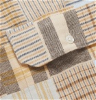 Holiday Boileau - Patchwork Checked Cotton-Flannel Shirt - Neutrals