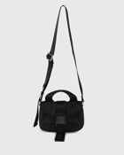 Ganni Recycled Tech Mini Satchel Black - Womens - Messenger & Crossbody Bags