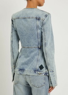 Haikure Temple Denim Jacket Blue