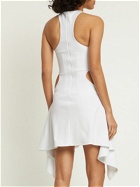 THE ATTICO - Magnolia Ribbed Cotton Jersey Mini Dress