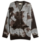 Manastash Men's Blurry Jaquard Cardigan in Black