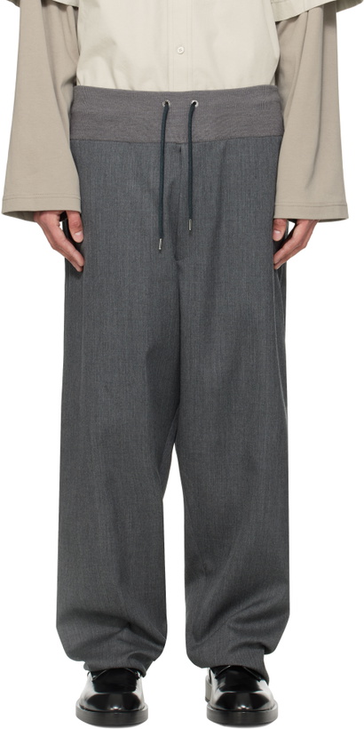 Photo: FUMITO GANRYU Gray Relaxed Trousers