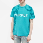 Purple Brand Men's Tie-Dye Logo T-Shirt in Green