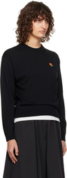 Kenzo Black Kenzo Paris Pop Embroidered Sweater
