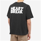 Bedwin & The Heartbreakers Men's Lemmy Heartbreak Back Print T-Shirt in Black