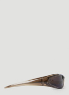 Balenciaga - Reverse Xpander Sunglasses in Brown