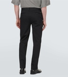 Ami Paris Straight cotton satin chinos