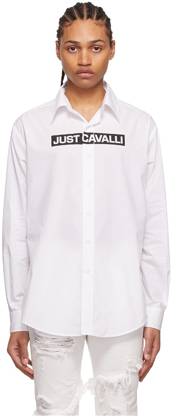 Photo: Just Cavalli White Cotton Shirt