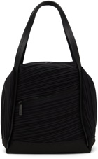 Pleats Please Issey Miyake Black Bias Pleats Bag