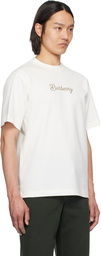 Burberry Off-White Surfer Knight Cotton T-shirt