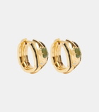 Loewe Snake sterling silver hoop earrings