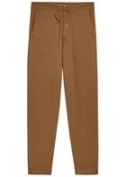 Tom Ford Tapered Cashmere and Wool-blend Sweatpants Caramel