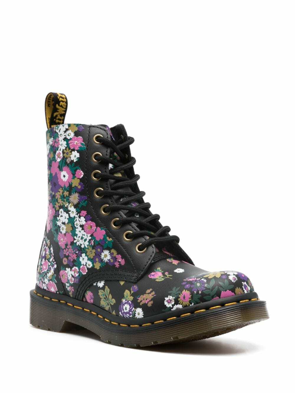 DR. MARTENS - 1460 Pascal Leather Lace Up Ankle Boots Dr